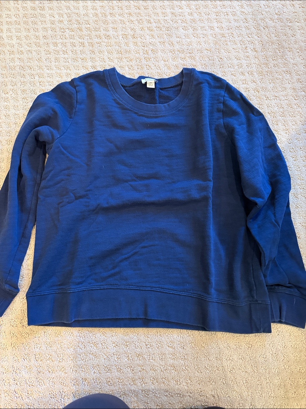 J. Crew Factory Navy Blue Crewneck Sweatshirt